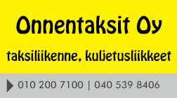 Onnentaksit Oy logo